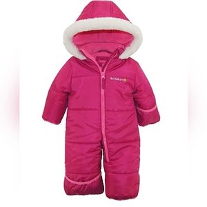 Pink Platinum Infant 18 to 24 Months Pink Winter One Piece Snow Suit NWTS